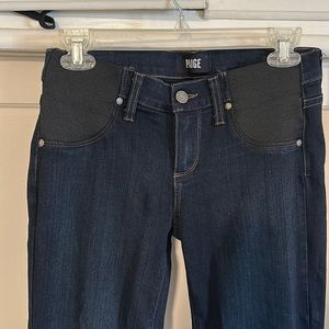 Paige jeans. Maternity stretchy skinny jeans, size 26